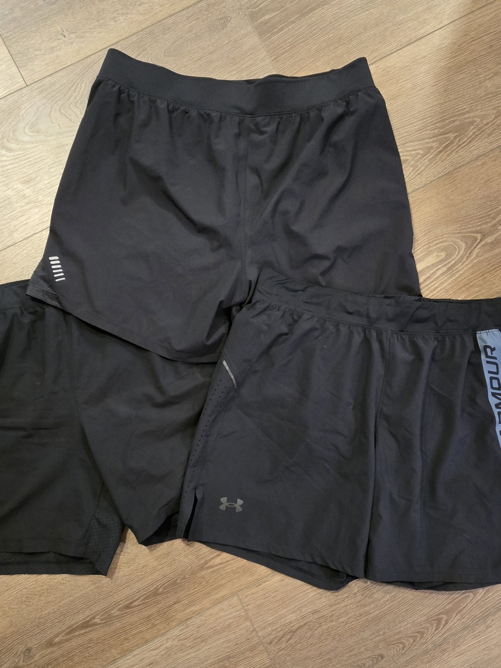 Under Armour Black Men’s Athletic Running Shorts Pack